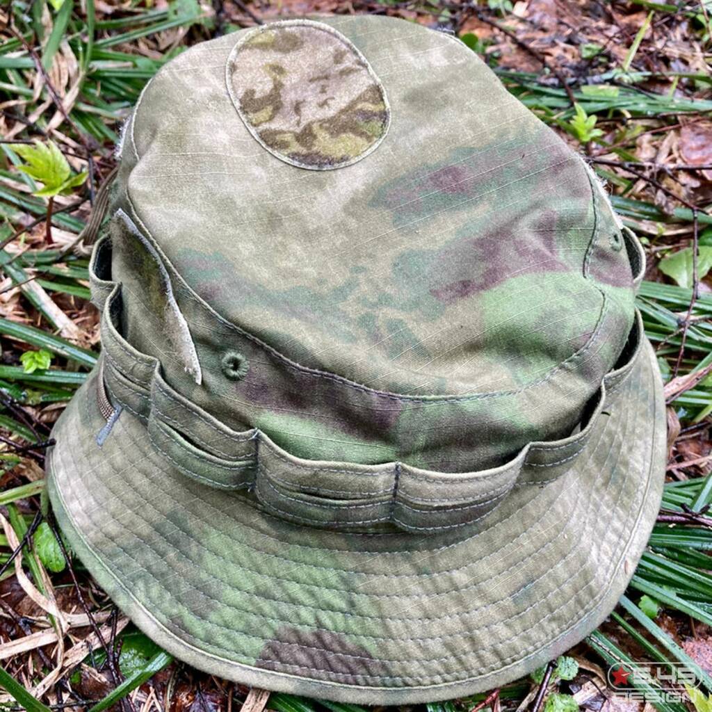 This panama hat also features Velcro panels of the same color for identification patches and IR beacons.